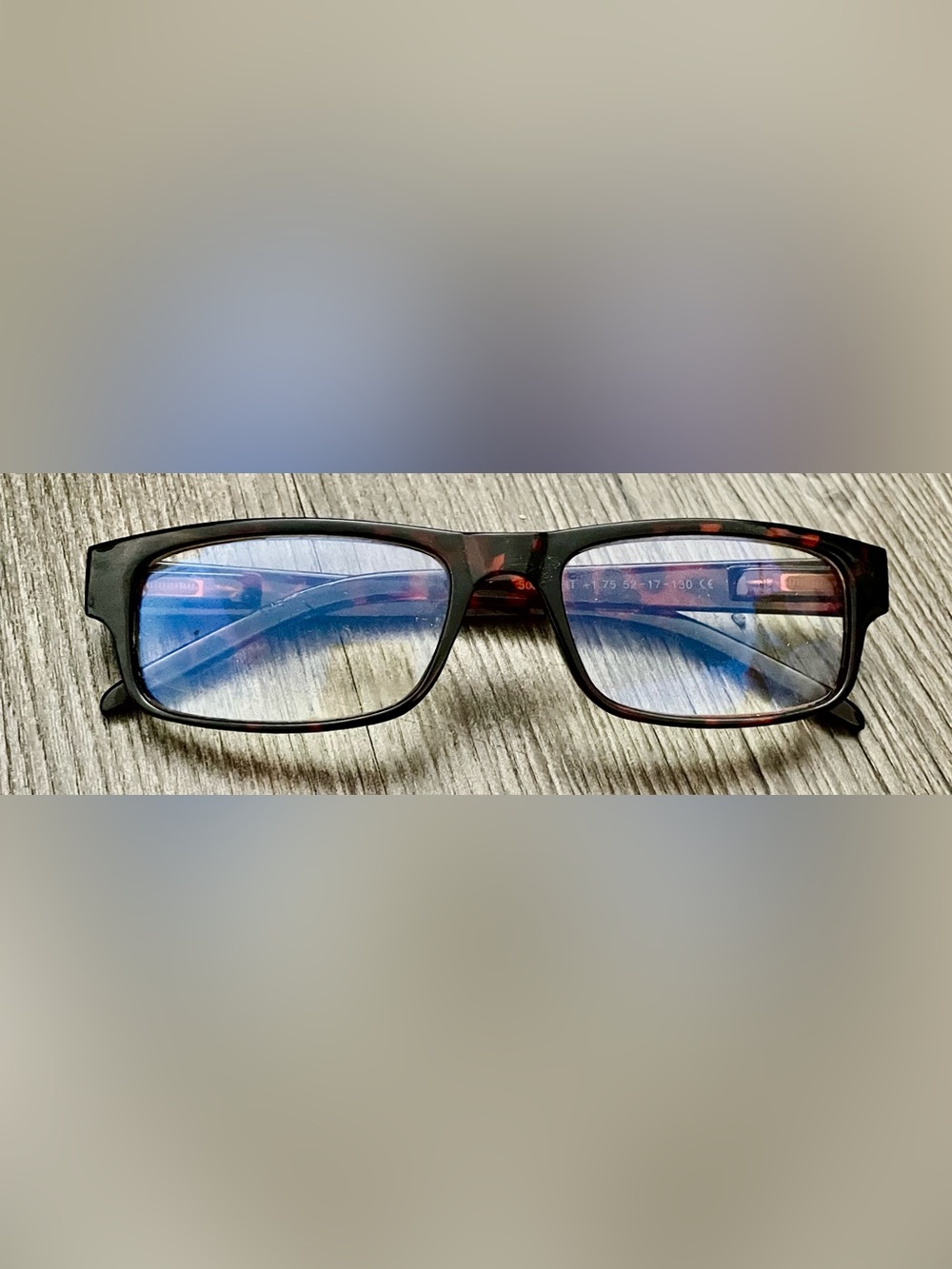 📚 Men's Rectangular Tortoiseshell Frame Reading Glasses 📚